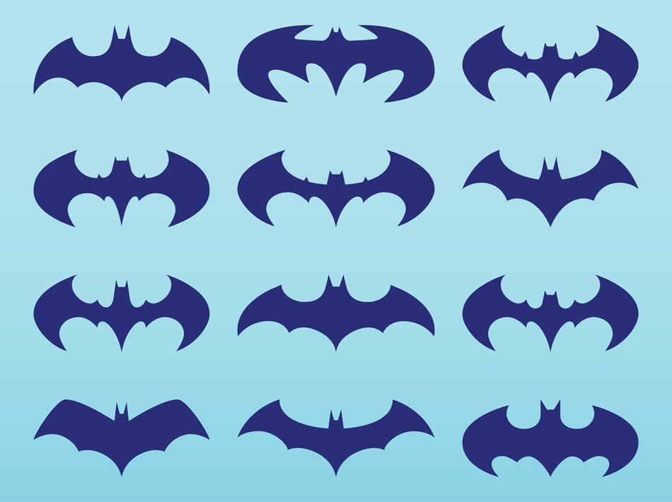 variety of betman logos