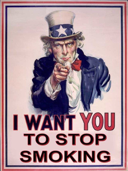 Uncle Sam calling to stop smoking