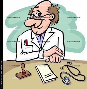 Ilustraci oacuten De Dibujos Animados Doctor Male Medical Clinic En La