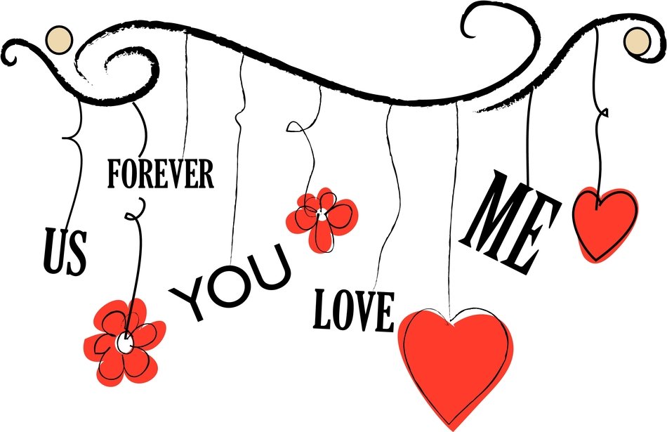 Hanging Hearts Valentines Day Images
