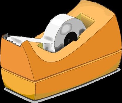 Scotch Adhesive Tape Vector Clip Art