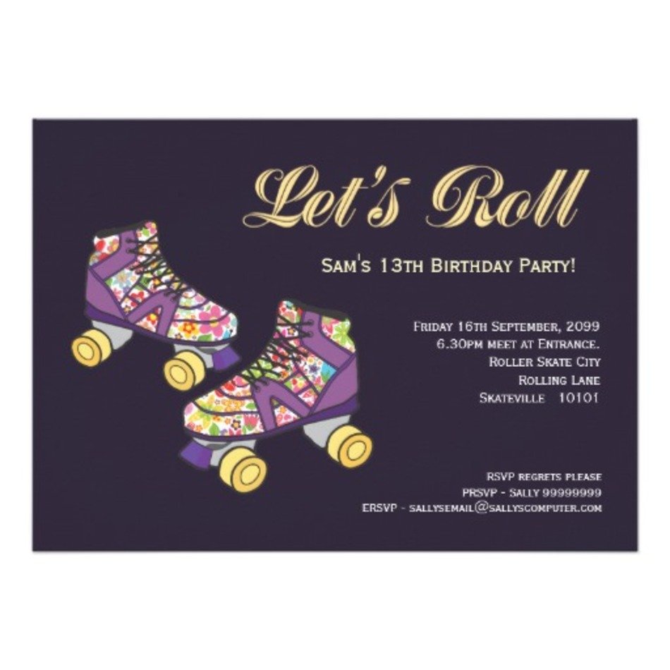 Roller Skating Birthday Party N2