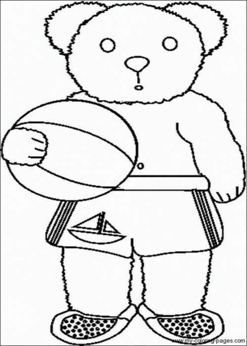 Beach Ball Coloring Page N7