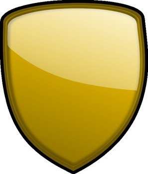 Gold Shield Clip Art N15