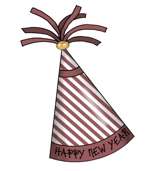 Happy New Year Party Hats N4