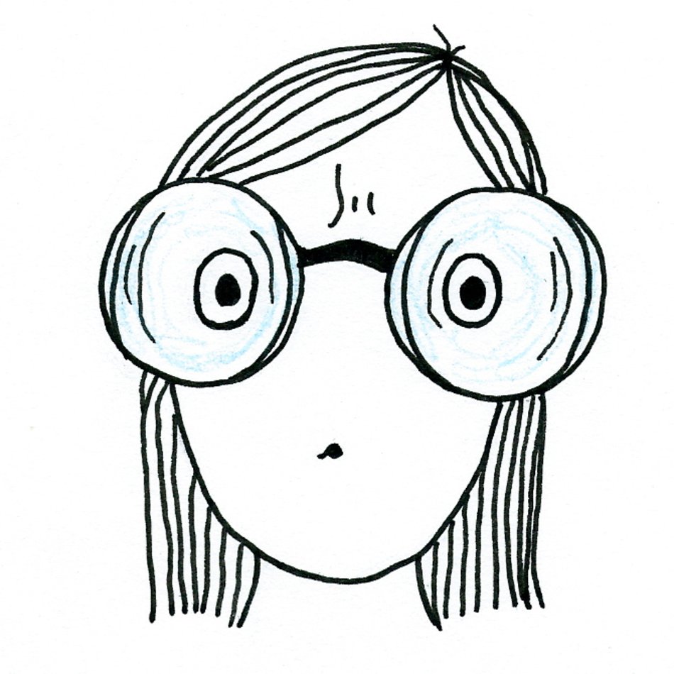 Cartoon Eyes With Glasses N4