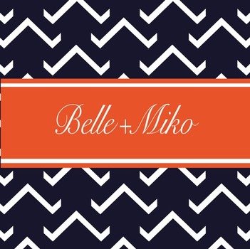 Navy Blue Chevron N3