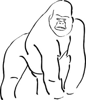 Gorilla Clip Art N14