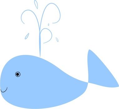 Cartoon Whale N11