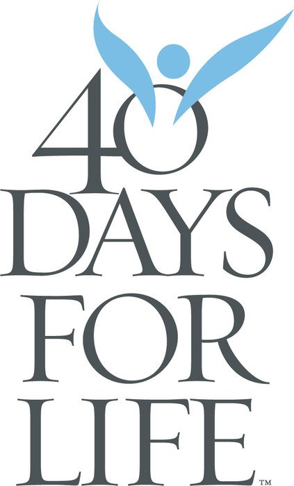 40 Days For Life Logo drawing