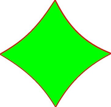 Diamond Card Clip Art N2