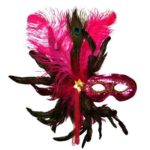 Hot Pink Masquerade Masks free image download