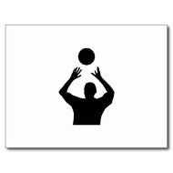 Set Volleyball Silhouette