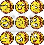 Fastpitch Softball Clip Art N23