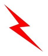 Red Lightning Bolt Clip Art N4