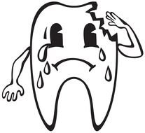 sick tooth