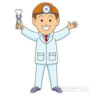 Cartoon Dentist Tooth