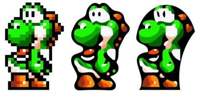 Yoshi Pixel as a picture for clipart