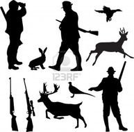 Hunting Silhouette Clip Art N3