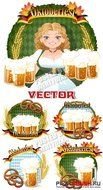 Beer Wine Glasses Barrels drawing