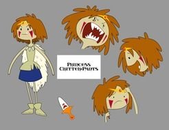 princess critter-pants, cartoon character