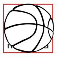 Basketball Clip Art Black And White drawing