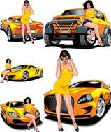Vector Car drawing