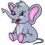 Cartoon Elephant Clip Art N63
