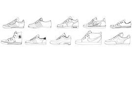 Vans Shoe Drawing