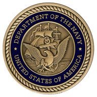 US Navy emblem with an eagle and an anchor