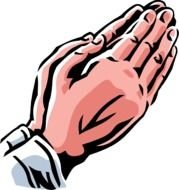 Praying Hands Clip Art drawing