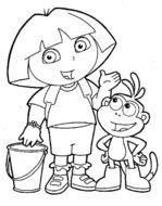 Free Printable Dora Coloring Pages N2