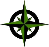 Green Compass Clip Art
