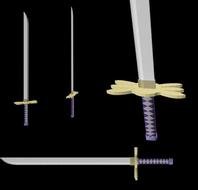 Katana I Made On 3DS Max Belongs To One Of My OCs