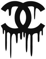 melting Chanel logo
