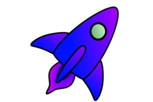 Cartoon Rocket Clip Art N21
