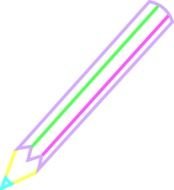 Pencil Outline Clip Art N2