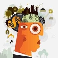 Colorful Materialistic Meaning clipart