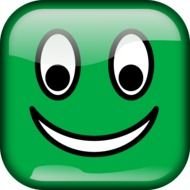 Green Smiley Face Clip Art N28