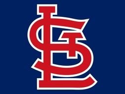 St Louis Cardinals red Logo drawing