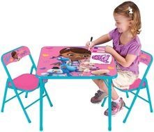 Doc McStuffins Table And Chairs drawing