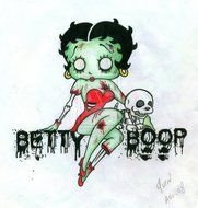 figure zombie betty boop