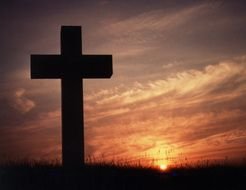 Cross at Sunset