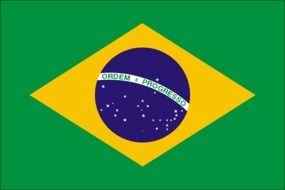 colorful Brazil Flag, drawing