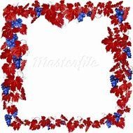 Grape Vines Border Cartoon