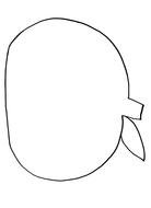 Pumpkin Template Printable drawing