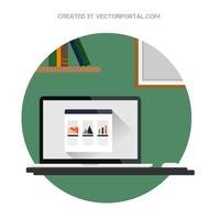 Office Flat Icon Free Vector 123Freevectors