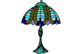 green Light Bulb Clip Art drawing