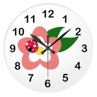 Kids Ladybug amp Flower Cute Yellow Girls Wall Clock