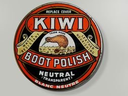 Kiwi Boot Polish as an emblem